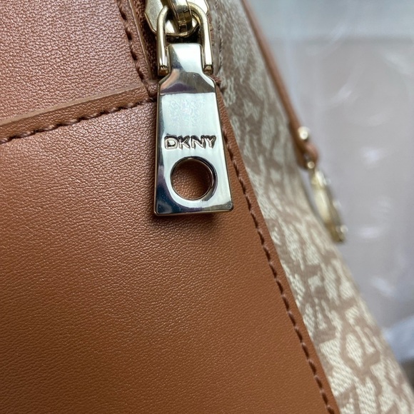 DKNY Heritage Coated Logo Satchel/Crossbody - Picture 3 of 13